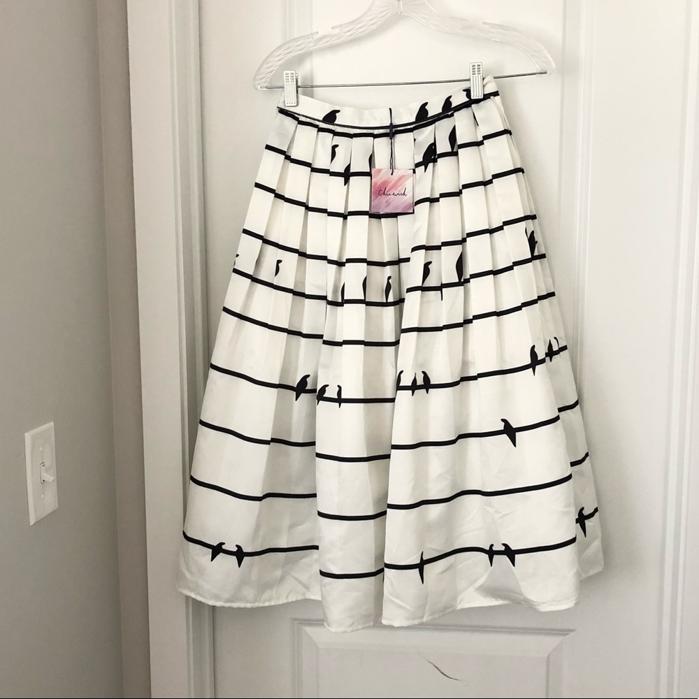 Chicwish Full Circle Pleated Skirt, never worn